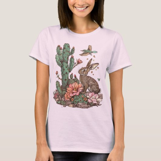 cactuskonijn t-shirt (Voorkant)