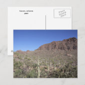 Cactuslandschap Briefkaart (Voorkant / Achterkant)