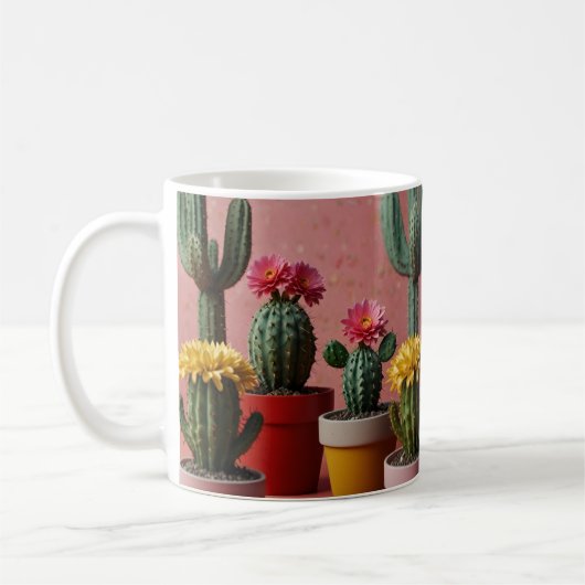 Cactusliefhebbers in bloei koffiemok (Links)