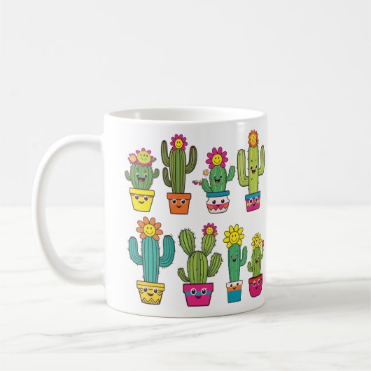 Cactusliefhebbers schattige koffiemok (Links)
