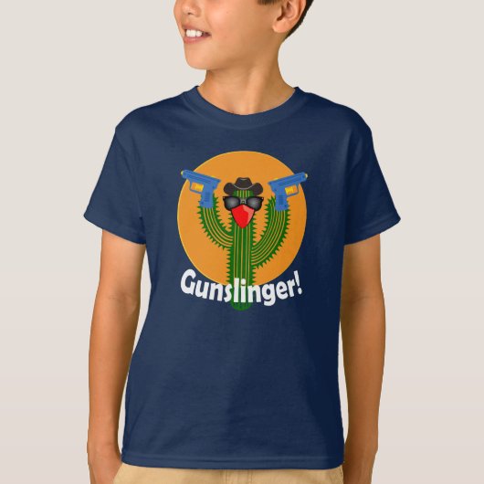Cactusontwerp voor schutters - Basic T-shirt voor (Voorkant)