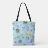 Cactuspatroon 10 tote bag (Achterkant)