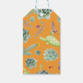 Cactuspatroon 11 cadeaulabel (Voorkant)