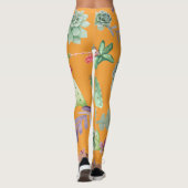 Cactuspatroon 11 leggings (Achterkant)