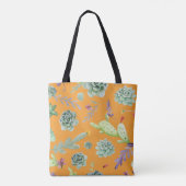 Cactuspatroon 11 tote bag (Achterkant)