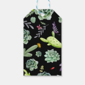 Cactuspatroon 2 cadeaulabel (Voorkant)