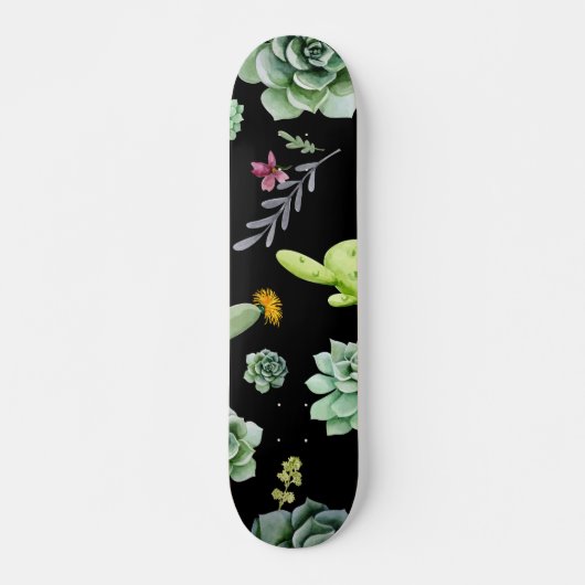 Cactuspatroon 2 persoonlijk skateboard (Voorkant)
