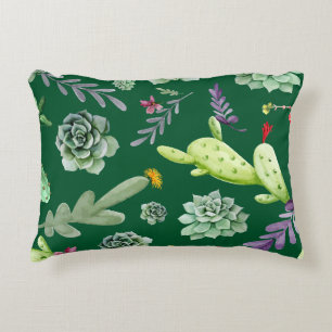 Cactuspatroon 3 accent kussen