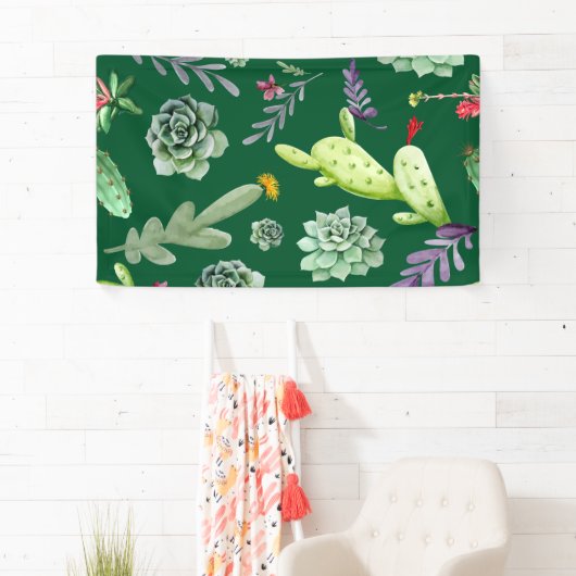 Cactuspatroon 3 spandoek (Insitu)