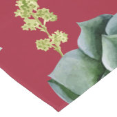 Cactuspatroon 4 korte tafelloper (Hoek)