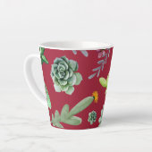 Cactuspatroon 4 latte mok (Linkerhoek)