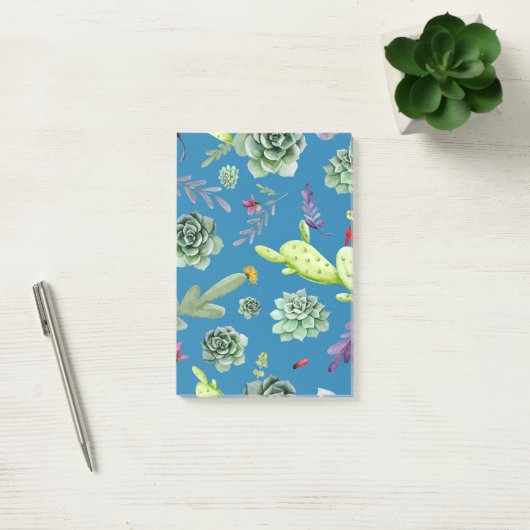 Cactuspatroon 5 post-it® notes (Kantoor)