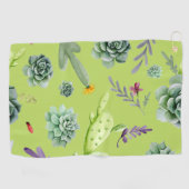 Cactuspatroon 6 golfhanddoek (Horizontaal)