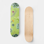 Cactuspatroon 6 persoonlijk skateboard (Voorkant)