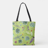 Cactuspatroon 6 tote bag (Achterkant)