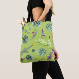 Cactuspatroon 6 tote bag