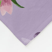 Cactuspatroon 7 fleece deken (Hoek)