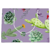 Cactuspatroon 7 groot cadeauzakje (Voorkant)