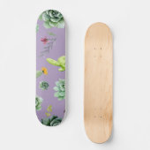 Cactuspatroon 7 persoonlijk skateboard (Voorkant)