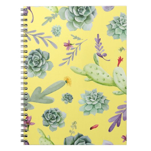 Cactuspatroon 9 notitieboek (Voorkant)