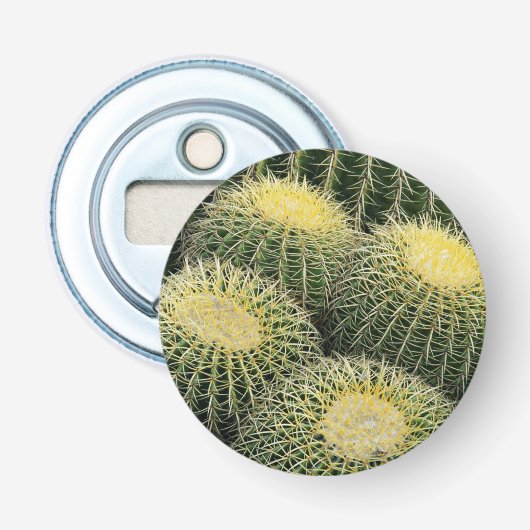 Cactuspatroon Button Flesopener (Voorkant)