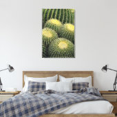 Cactuspatroon Canvas Afdruk (Insitu (Slaapkamer))