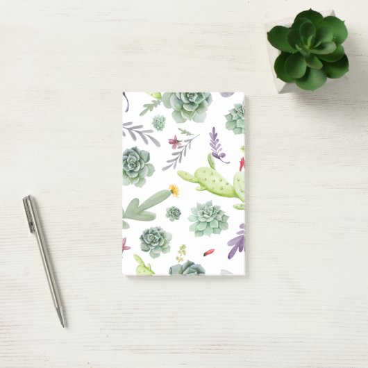 Cactuspatroon Post-it® Notes (Kantoor)