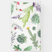 Cactuspatroon Spandoek (Verticaal)
