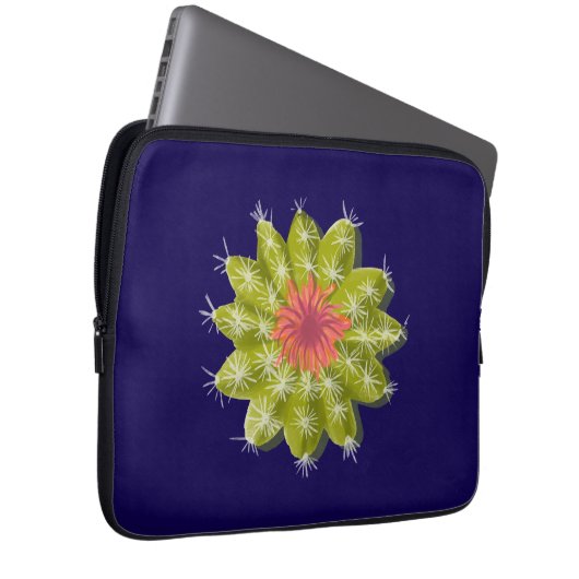 cactuspoederpuf laptop sleeve (Voorkant Rechts)