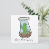 Cactuspot Groene Illustratie (Staand voorkant)