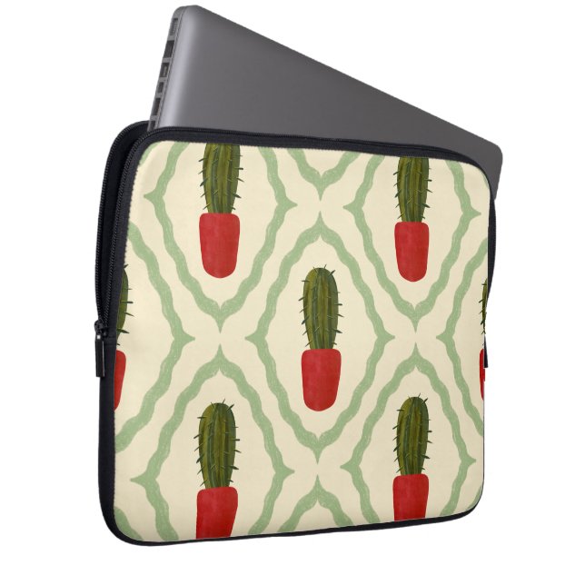 Cactuspot laptophoes laptop sleeve (Voorkant Rechts)
