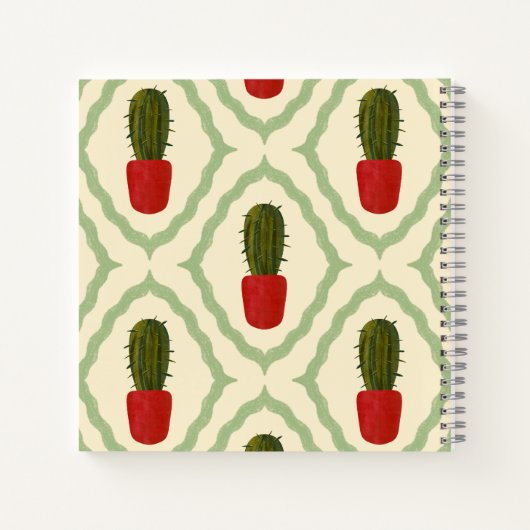 Cactuspot Notitieboek (Achterkant)