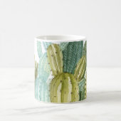  cactussen bloeiend Waterverf patroon Koffiemok (Center)