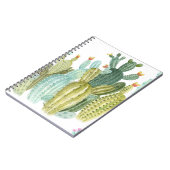  cactussen bloeiend Waterverf patroon Notitieboek (Linkerzijde)