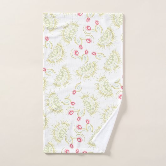 Cactussen bloemen Badset Bad Handdoek (Handdoek)