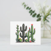 Cactussen Briefkaart (Staand voorkant)