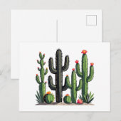 Cactussen Briefkaart (Voorkant / Achterkant)