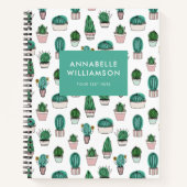 Cactussen cactus plant notitieboek (Voorkant)