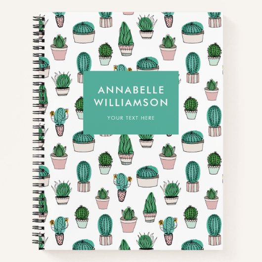 Cactussen cactus plant notitieboek (Voorkant)