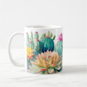 Cactussen en succulent koffiemok (Links)