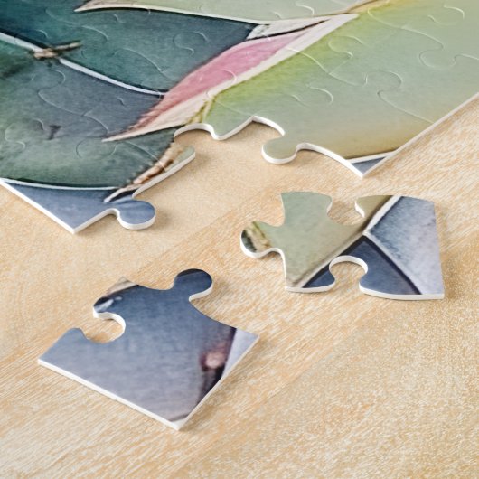 Cactussen en succulent legpuzzel (Zijkant)