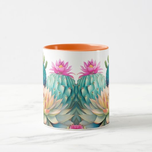 Cactussen en succulent mok (Midden)