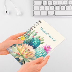 Cactussen en succulent notitieboek