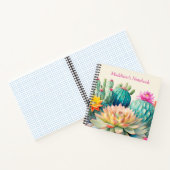 Cactussen en succulent notitieboek (Binnen)
