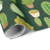 Cactussen en Succulent Wonderland Cadeaupapier (Rol Hoek)