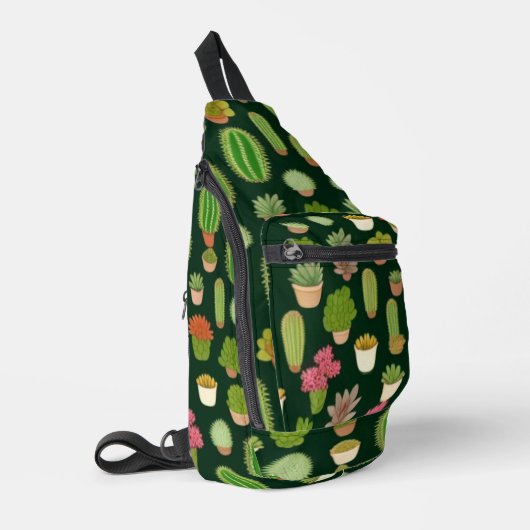 Cactussen en Succulent Wonderland Sling Bag (Linkerhoek)