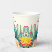 Cactussen en succulente papieren bekers (Rechts)