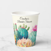 Cactussen en succulente papieren bekers (Voorkant)