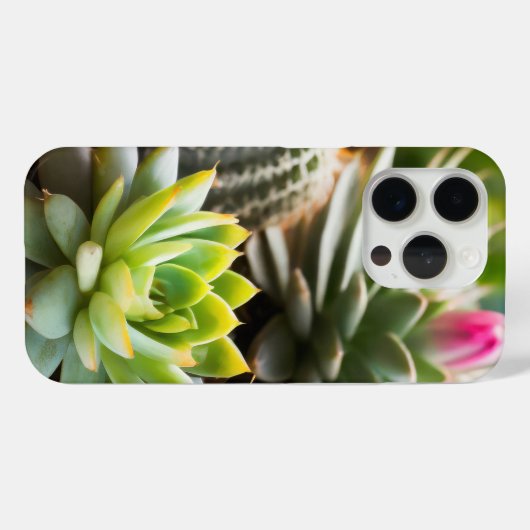 Cactussen en succulenten groepering Case-Mate iPhone case (Achterkant (horizontaal))