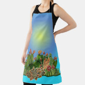 Cactussen en vetplanten patroon schort (Insitu)